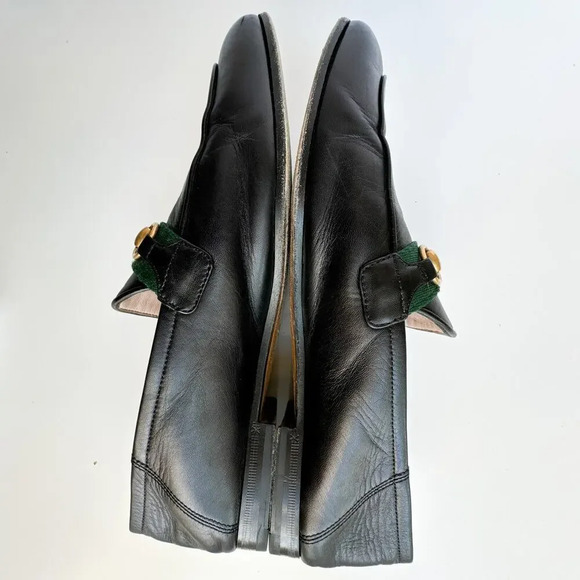 Gucci Brixton Horsebit Web Leather Loafers Womens size 40 - Picture 8 of 12